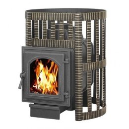 Чугунная печь для бани Везувий Легенда Ковка 16 (270) (без выносного тоннеля)